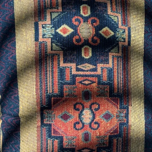 MOVING SALE | Boho accent pillow, handwoven Turkish style lumbar pillowcase - Picture 3 of 3